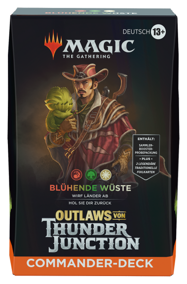 Blühende Wüste - Outlaws von Thunder Junction Commander-Deck (DE) - Magic the Gathering