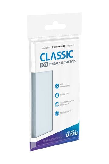 Classic Resealable Sleeves (100 Stk) - Standard Size - Transparent