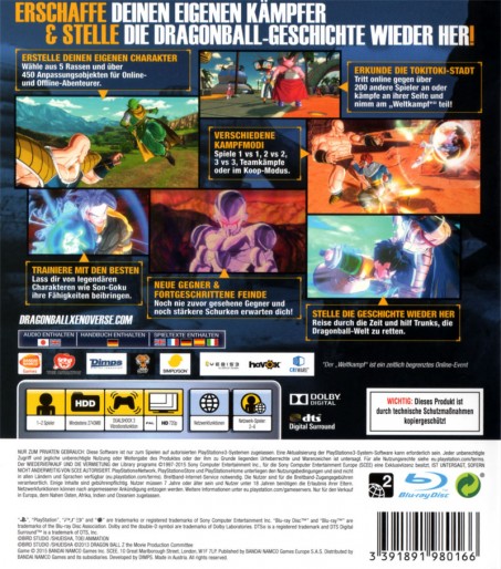 Dragon Ball Xenoverse  PS3