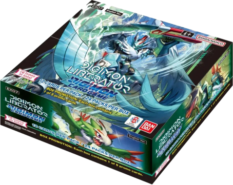 EX-07 Digimon Liberator Booster Display (24 Packs) (EN) - Digimon Card Game - 13.09.2024