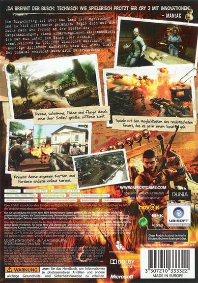 Far Cry 2  XB360