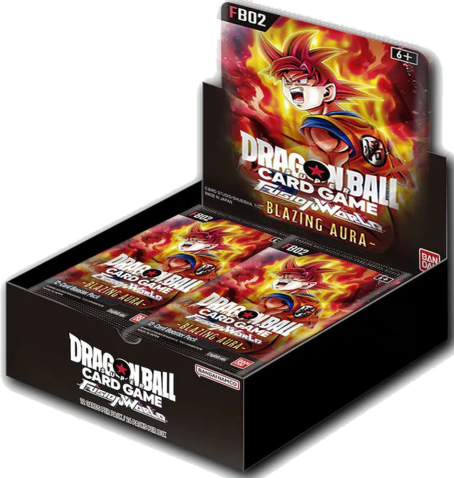 FB02 Blazing Aura Booster Display (24 Packs) (EN) - Fusion World - DragonBall Super Card Game