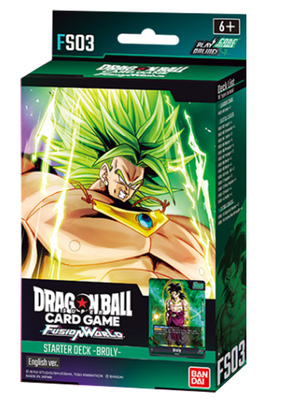 FS03 Starter Deck Broly (EN) - Fusion World - DragonBall Super Card Game