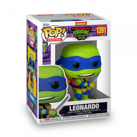 Funko POP! Movies 1391 - Leonardo - Teenage Mutant Ninja Turtles: Mutant Mayhem 9cm