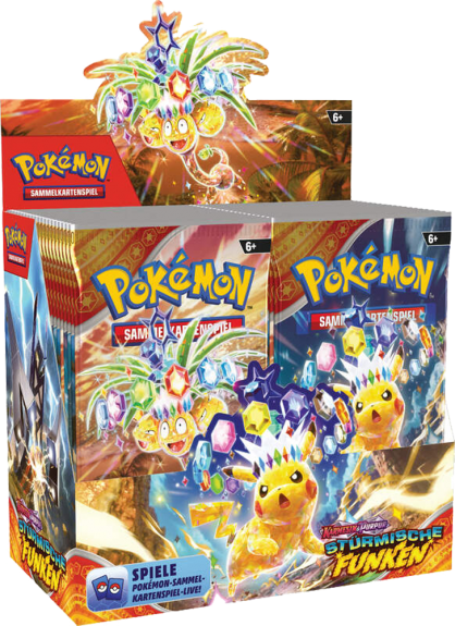 KP08 Stürmische Funken Booster Display (36 Packs) (DE) - Pokémon TCG - 08.11.2024