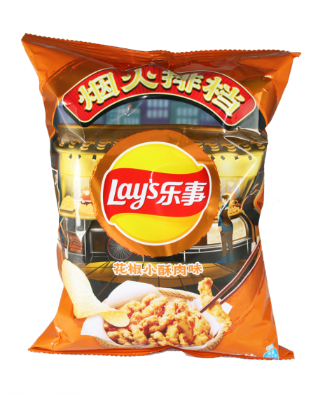 Lays Potato Chips Sichuan Pepper Crispy Pork 70g