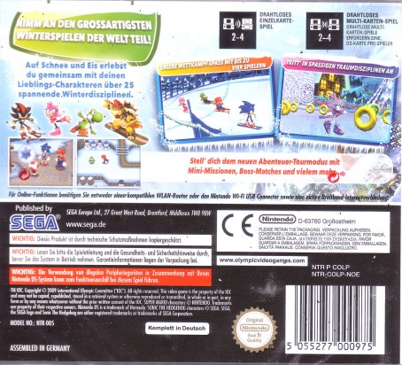 Mario & Sonic bei den Olympischen Winterspielen  DS