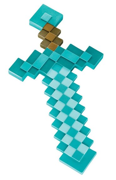 Minecraft Diamant-Schwert Kunststoff-Replik 51 cm