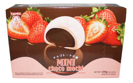 Mini Choco Mochi - Strawberry Chocolate 180g