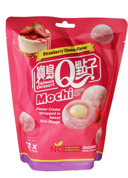 Mochi Strawberry Cheese - Bag 180 g