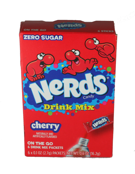 Nerds Drink Mix Singles - Cherry 6x2,7g