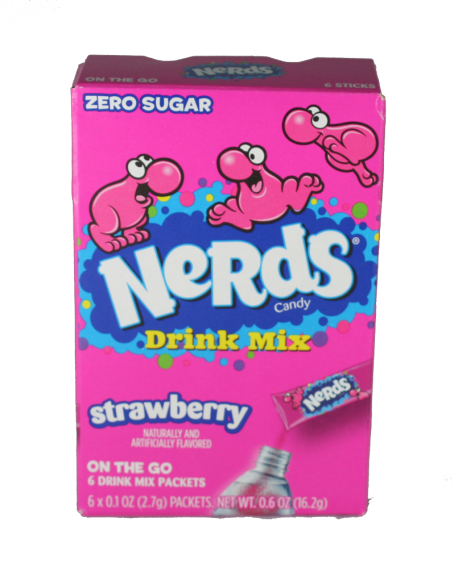 Nerds Drink Mix Singles - Strawberry 6x2,7g