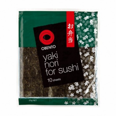 OBENTO Yaki Nori für Sushi 10 Sheets 25g