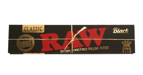 RAW Classic Black - King Size Slim Longpapers 32 Blatt