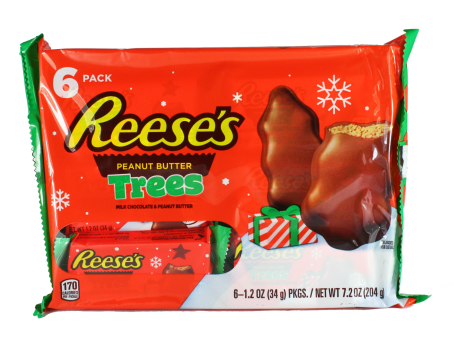 Reeses Christmas Trees 6-Pack 204g