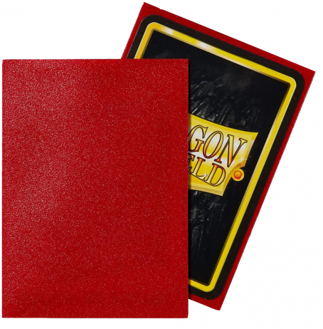 Ruby (100 Sleeves) - Dragon Shield Matte Sleeves Standard Size 