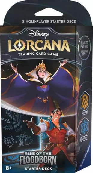 Starter Deck Amber and Sapphire - Rise of the Floodborn (EN) - Disney Lorcana