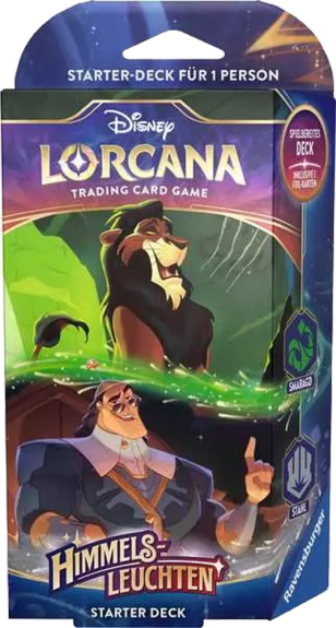 Starter Deck Smaragd und Stahl Himmelsleuchten (DE) - Disney Lorcana