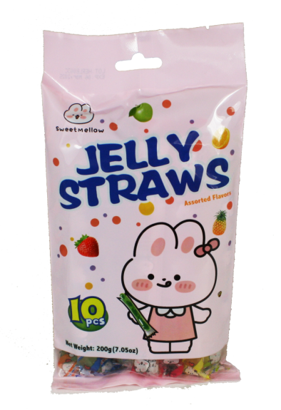 Sweet Mellow Jelly Straws - Frucht-Mix 200g