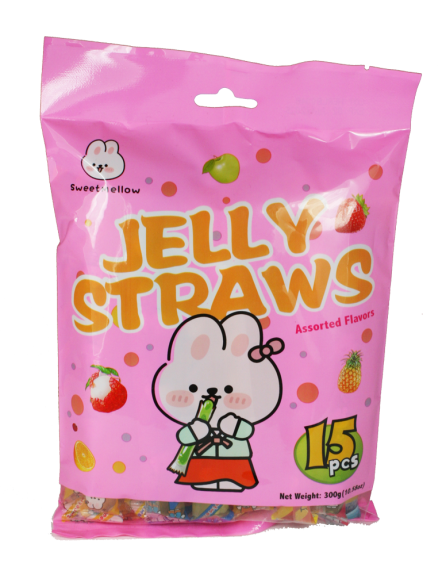 Sweet Mellow Jelly Straws - Frucht-Mix 300g