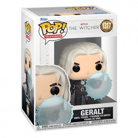 The Witcher POP! TV Vinyl Figur Geralt (Shield) 9 cm