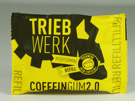 Triebwerk Coffein Gum 2.0 Refill Pfefferminz 23g