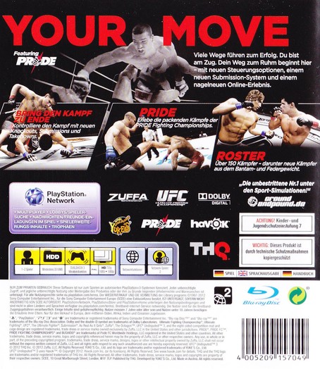 Какие ufc есть на ps3