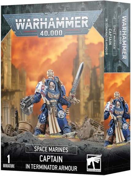 W40K Space Marines Captain in Terminator Armour