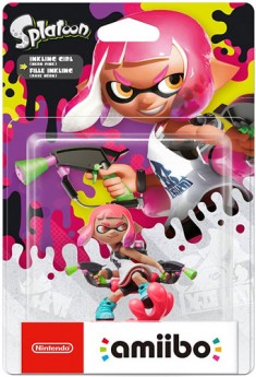 Amiibo Splatoon Inkling-Mädchen neonpink