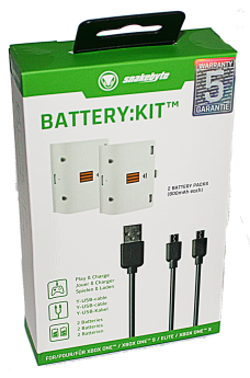 Battery:Kit 2 Akkus + Ladekabel