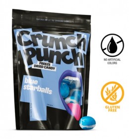 Crunch Punch Freeze Dried Candy - Blue Starballs