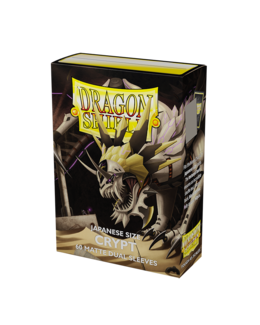 Dragon Shield Dual Sleeves - Japanese Size (60 Stk) - Matte Crypt