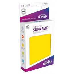 Supreme UX Kartenhüllen (60 Stk.) - Japanische Größe - Gelb