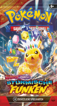 KP08 Stürmische Funken Booster (DE) - Pokémon TCG