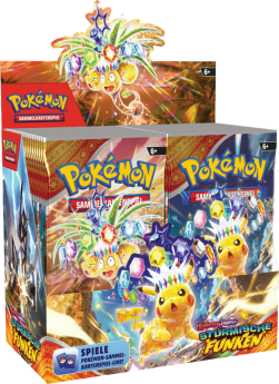 KP08 Stürmische Funken Booster Display (36 Packs) (DE) - Pokémon TCG