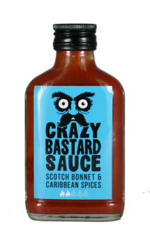 Crazy Bastard Sauce - Scotch Bonnet & Caribbean Spices