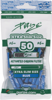 Purize Xtra-Slim 50 Stk. Beutel - Blau 6 mm