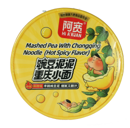 Mashed Pea with Chongqing Noodle Hot Spicy Flavor