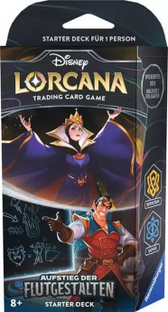 Starter Deck Bernstein und Saphir - Aufstieg der Flutgestalten (Deutsch) - Disney Lorcana