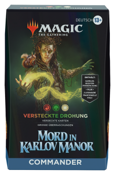 Versteckte Drohung - Mord in Karlov Manor Commander-Deck (DE)